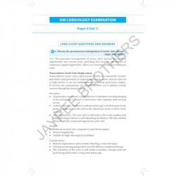 Cardiology Examination Paper 4 for DM (Cardiology) Students | Solved PYQs, Long & Short Essay Answers for DM and DNB Cardiol… -