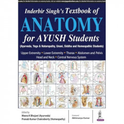 INDERBIR SINGH'S TEXTBOOK OF ANATOMY FOR AYUSH STUDENTS book by Bhojani Meera K - Back Cover