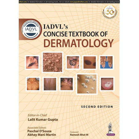 Jaypee Brothers Medical Publishers Iadvl'S Concise Textbook Of Dermotology book by Lalit Kumar Gupta