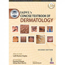 Jaypee Brothers Medical Publishers Iadvl'S Concise Textbook Of Dermotology book by Lalit Kumar Gupta - Back Cover