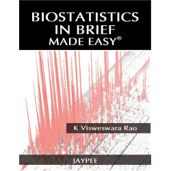 (OLD EDITION) biostatistics in brief made easy book by K Visweswara Rao