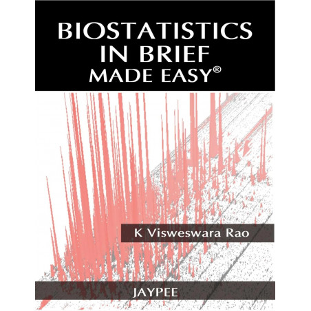 (OLD EDITION) biostatistics in brief made easy book by K Visweswara Rao