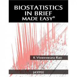 (OLD EDITION) biostatistics in brief made easy book by K Visweswara Rao - Back Cover