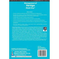 Management of Vertigo Made Easy book by Swain Santosh Kumar - Back Cover