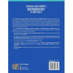 Competency Based Logbook in Microbiology for MBBS Phase II, 2/E as per CBME 2024 (NMC) | Record of Certifiable Competencies,… -