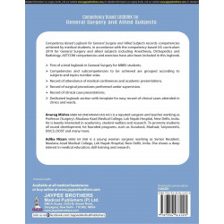 Competency Based Logbook for General Surgery and Allied Subjects for MBBS Students | As per CBME Curriculum (NMC) | Records… - A