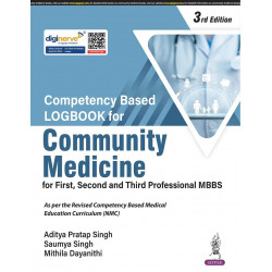 Competency Based Logbook for Community Medicine, 3/E for 1st, 2nd and 3rd Professional MBBS | Skill Competency Record with F…