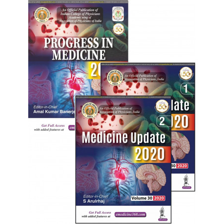 Medicine Update 2020 (2 Volumes) + Progress in Medicine 2020 (Volume 30, 2020) book by S Arulrhaj