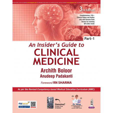 An Insider's Guide to Clinical Medicine (Part-1), 3/E for MBBS Students and PG Curriculum | Symptom-Based Clinical Examinati…