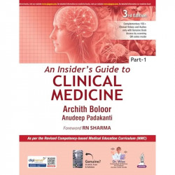 An Insider's Guide to Clinical Medicine (Part-1), 3/E for MBBS Students and PG Curriculum | Symptom-Based Clinical Examinati… -