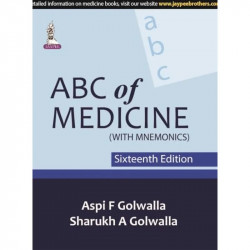 ABC of Medicine (with Mnemonics) book by Aspi F Golwalla, Sharukh A Golwalla - Back Cover