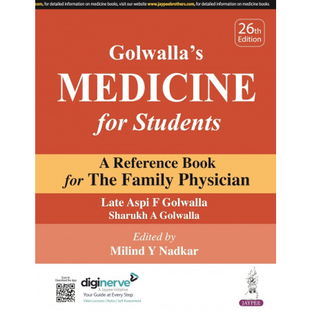 Golwalla's Medicine for Students, 26/E for Final Year MBBS Students, Interns & Physicians | A Reference Book for the Family…