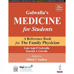Golwalla's Medicine for Students, 26/E for Final Year MBBS Students, Interns & Physicians | A Reference Book for the Family… - B