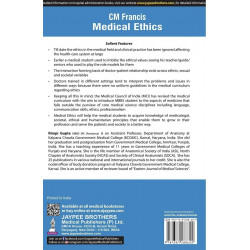 CM Francis Medical Ethics, 4/E: Complete Handbook on Ethics in the Medical Profession for MBBS Students and Faculty | MCI Re… -