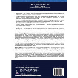How to Write the Thesis and Thesis Protocol: A Primer for Medical, Dental and Nursing Courses book by Piyush Gupta, Dheeraj… - A