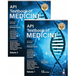 API Textbook of Medicine (2 Vols Set), 13/E | Comprehensive Internal Medicine Textbook for Postgraduates, DNB Trainees and P…