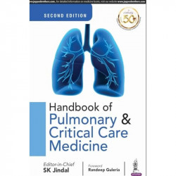 (OLD EDITION) handbook of pulmonary & critical care medicine book by S.K Jindal - Back Cover