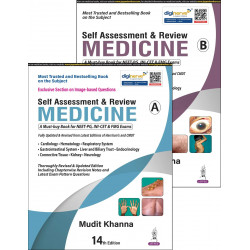 Self Assessment & Review Medicine (2 Vols Set), 14/E for NEET PG, INI-CET and FMGE Aspirants | Image-based Questions, Compar…