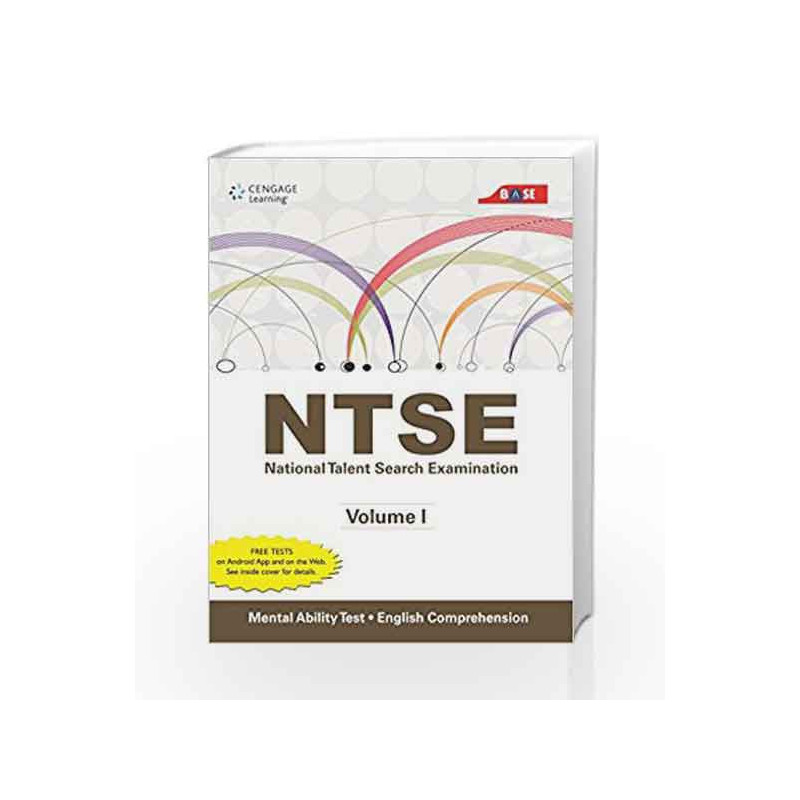 NTSE Volume I Mental Ability Test and English Comprehension by Cengage Learning India Book-9788131522134