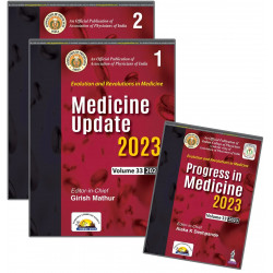 (OLD EDITION) Medicine Update (volume 33, 2023)(2vols) and Progress in Medicine 2023(1 Vol)-3vols Set book by Girish Mathur