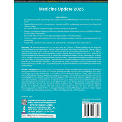 MEDICINE UPDATE (2VOLS)+PROGRESS IN MEDICINE 2025+CLINICAL COMPENDIUM 2025 book by Jyotirmoy Pal, Nandini Chatterjee - Back Cove
