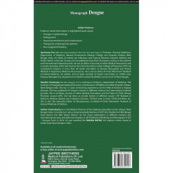 MONOGRAPH DENGUE book by Jyotirmoy Pal - Back Cover