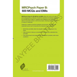 MRCPsych Paper B: 600 MCQs and EMIs book by Patel Ashok G - Additional Image 3