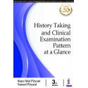 HISTORY TAKING AND CLINICAL EXAMINATION PATTERN AT A GLANCE book by Rano Mal Piryani & Suneel Piryani, general guidelines on…