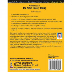 POCKET MANUAL OF THE ART OF HISTORY TAKING book by Shivananda Prabhu - Back Cover