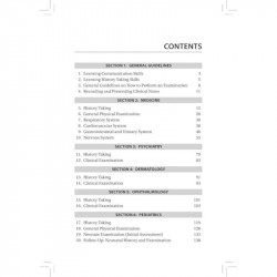 HISTORY TAKING AND CLINICAL EXAMINATION PATTERN AT A GLANCE book by Rano Mal Piryani & Suneel Piryani, general guidelines on… -