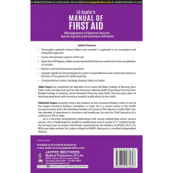 LC Gupta's Manual of First Aid, 2/E for GNM, BSc Nursing and ANM Students | CPR, Wound Care, Splints, Burns, Sports Injury a… -