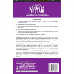 LC Gupta's Manual of First Aid, 2/E for GNM, BSc Nursing and ANM Students | CPR, Wound Care, Splints, Burns, Sports Injury a… -