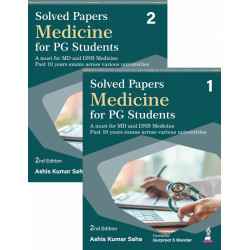 Solved Papers Medicine for PG Students (2 Vols Set), 2/E: A Must for MD and DNB General Medicine | Past 10 Years Solved Pape…