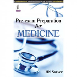 PRE-EXAM PREPARATION FOR MEDICINE book by H.N. Sarker - Back Cover