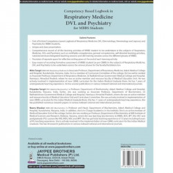 Competency Based Logbook in Respiratory Medicine, DVL and Psychiatry for MBBS Students book by TANGRI NITIN - Additional Image 4