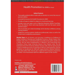 Health Promotion for ANM (In Hindi), 3/E for Auxiliary Nurse Midwife Students | As per INC Syllabus | With Fully Solved Prev… -