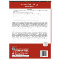 Applied Psychology for Nurses, 6/E - Textbook for BSc Nursing 1st Semester | As per Revised INC Syllabus | Chapter-wise Ques… -