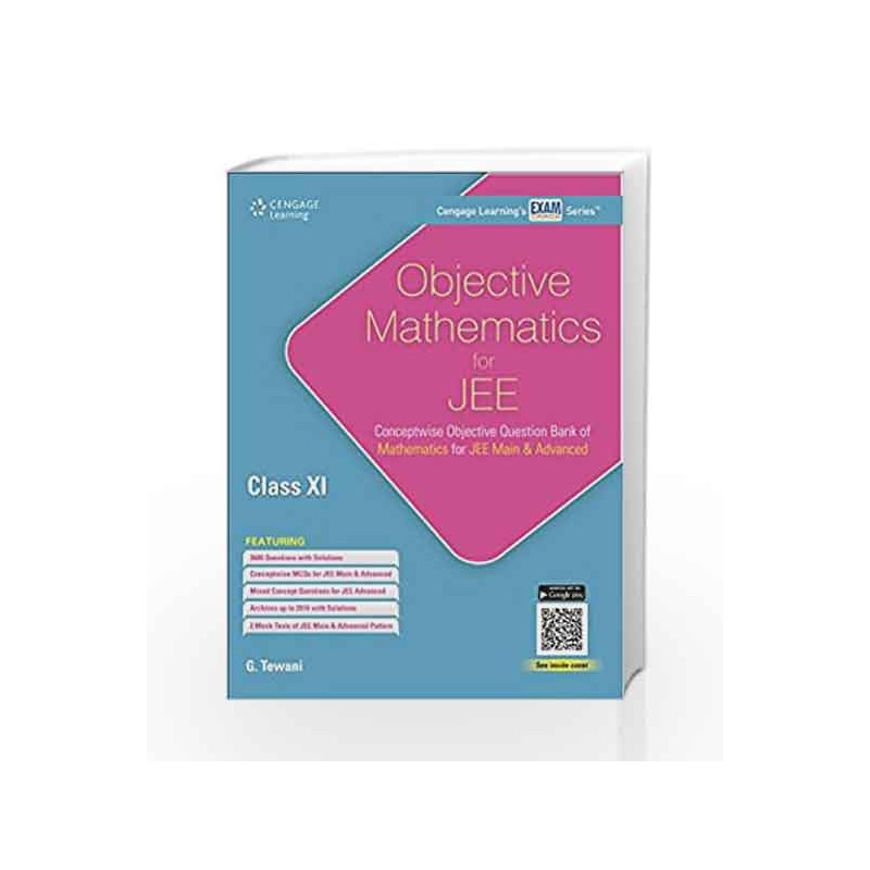 Objective Mathematics for JEE: Class XI by G. Tewani Book-9788131532409