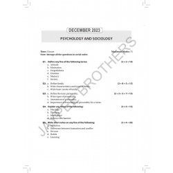 GNM (1st Year) Exam Excellence Solved Papers (2015-2025) for Behavioral Sciences | Last 10 years' solved PYQs: 1 book by Ash… -