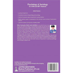Psychology and Sociology for GNM and BPT Students, 3/E | Combined Behavioural Sciences Textbook for Nursing and Physiotherap… -