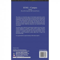 ICOG – CAMPUS: OVARY- RECENT DEVELOPMENTS AND CURRENT PRACTICE (NUMBER 4, OCTOBER 2022) book by S Shantha Kumari - Back Cover