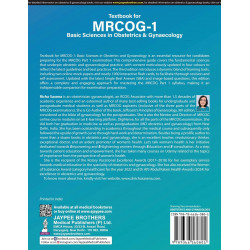 Textbook for MRCOG-1: Basic Sciences in Obstetrics and Gynaecology, 3/E | MRCOG Part 1 Exam Prep with 1200+ SBAs, Image-base… -