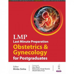 LMP LAST MINUTE PREPARATION OBSTETRICS & GYNECOLOGY FOR POSTGRADUATES book by Mridu Sinha - Back Cover