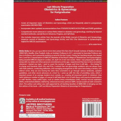 LMP LAST MINUTE PREPARATION OBSTETRICS & GYNECOLOGY FOR POSTGRADUATES book by Mridu Sinha - Additional Image 4