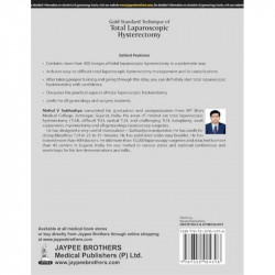GOLD STANDARD TECHNIQUE OF TOTAL LAPAROSCOPIC HYSTERECTOMY book by Sukhadiya Mehul V - Additional Image 4