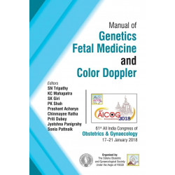 AICOG MANUAL OF GENETICS FETAL MEDICINE AND COLOR DOPPLER book by Tripathy SN