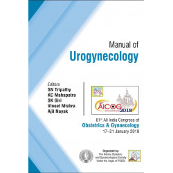 AICOG MANUAL OF UROGYNECOLOGY book by Tripathy SN
