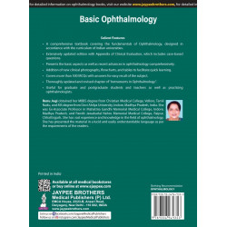 Basic Ophthalmology Including Clinical Evaluation, 6/E for MBBS Students | Including Clinical Evaluation, 500+ MCQs and Inst… -