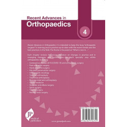 RECENT ADVANCES IN ORTHOPAEDICS- 4 book by M.D. Klein, Gregg R., M.D. Courtney, P. Maxwell - Back Cover
