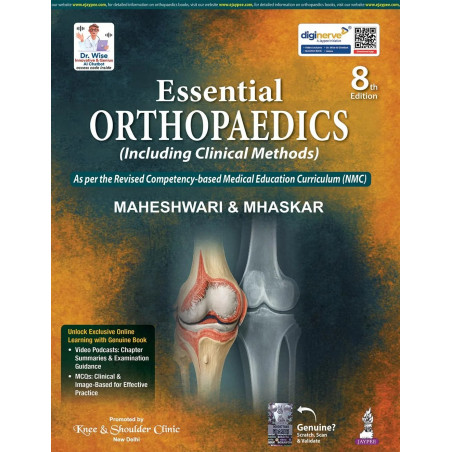 Essential Orthopaedics (Including Clinical Methods), 8/E for MBBS Students and PG Entrance Aspirants | UG Orthopedics Textbo…